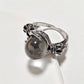 📢📢50% OFF⏰ Gothic Crystal Ball Hand Ring – Adjustable fit, sparkling gem & vintage vibes – perfect for witchy style, costumes or everyday edgy accessorizing 🖤