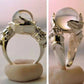 Gothic Crystal Ball Hand Ring