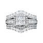 📢📢40% OFF !! ⏰ Women's Princess Cut Cubic Zirconia Filled Ring 💍