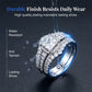 📢📢40% OFF !! ⏰ Women's Princess Cut Cubic Zirconia Filled Ring 💍