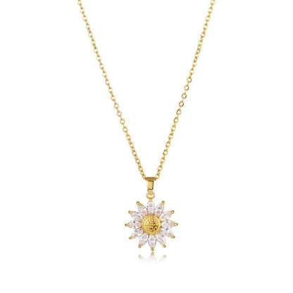 📢📢40% OFF !! ⏰ Sunflower Pendant Necklace for Women