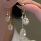 📢📢50% OFF !! ⏰Elegant Artificial Crystal Tassel Drop Earrings