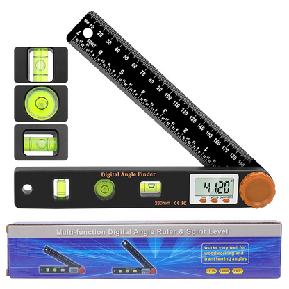 🎉 2026 Sale — Over 49,000 Sold! 📐 4-in-1 Digital Angle Finder Ruler with Level – Precision Measurement Tool 🔧
