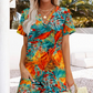 👗New Arrival❣️Women's Casual Loose Fit Short Sleeve Dress