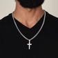 📢📢40% OFF !! ⏰50K+ SOLD!💥Men's Stainless Steel Cross Pendant Necklace