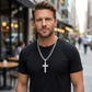 📢📢40% OFF !! ⏰50K+ SOLD!💥Men's Stainless Steel Cross Pendant Necklace