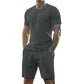 📢📢40% OFF !! ⏰Men's Athletic T-Shirt & Shorts 2-Piece Set 💪 The Ultimate Men's Fitness Set🏋️‍♂️