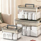 Multi-Layer Medicine Storage Box with Handle