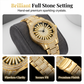 📢📢30% OFF !! ⏰Men's Iced-Out Rotating Dial Watch