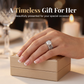 📢📢40% OFF !! ⏰Elegant Square Solitaire & Enhancer Ring