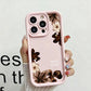 Vintage Orchid Cross Bible Verse Silicone Phone Case