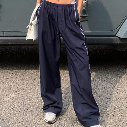 📢📢40% OFF !! ⏰Women's Side Drawstring Wide-Leg Casual Pants