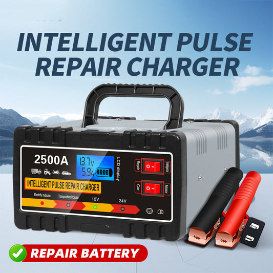 📢📢35% OFF !! ⏰Smart Car Battery Charger with Pulse Repair