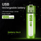 📢📢BUY 5 GET 5 FREE⏰[Practical Gift] USB Rechargeable Constant Voltage Large Capacity Lithium Battery