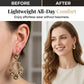 📢📢30% OFF !! ⏰Elegant Geometric Hoop Earrings with Sparkling Accents