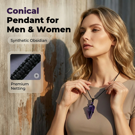 📢📢30% OFF !! ⏰ Conical Pendant for Men & Women – Minimalist Design, Hypoallergenic Metal & Perfect for Daily Wear or Gifting 🎁