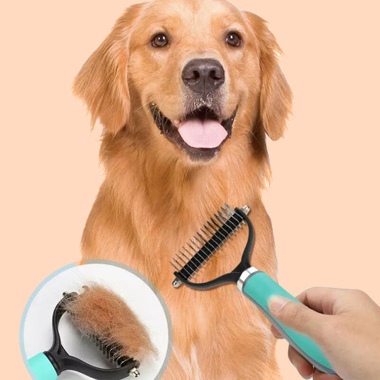 📢📢30% OFF !! ⏰Double-Sided Deshedding Pet Grooming Brush