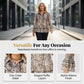Women's Casual Flowy Ruffled Top