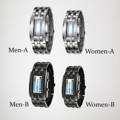 📢📢50% OFF !! ⏰"Only Geeks Get It" 🤓 | Cyberpunk Binary LED Watch