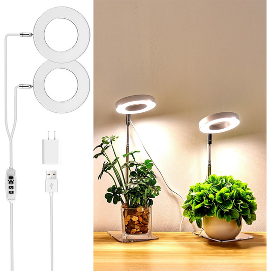 📢📢30% OFF !! ⏰LED Angel Ring Plant Grow Light