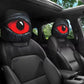 💐50% OFF ! Red Eye Car Headrest Cover – Creepy Design & Soft 😈👁️‍🗨️【Buy 3, Get 1 FREE】