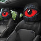 💐50% OFF ! Red Eye Car Headrest Cover – Creepy Design & Soft 😈👁️‍🗨️【Buy 3, Get 1 FREE】