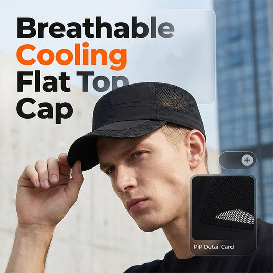 📢📢30% OFF !! ⏰Outdoor Mesh Panel Flat Top Cap