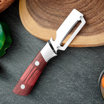 📢📢40% OFF !! ⏰ Thickened Stainless Steel Multi-Peeler – Heavy-Duty, Wide Blade, Bottle Opener 🍺