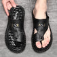 📢📢30% OFF !! ⏰Breathable Soft Leather Outdoor Sandals for Men in Plus Sizes