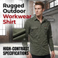 📢📢30% OFF !! ⏰Men's Long Sleeve Cotton Workwear Shirt👔