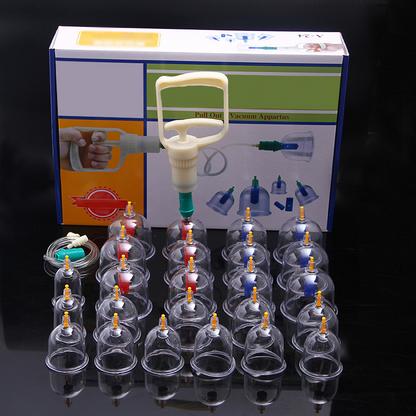 📢📢40% OFF !! ⏰Thickened Vacuum Cupping Set with Suction Pump