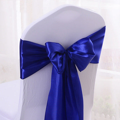 📢📢30% OFF !! ⏰DIY Bow Tie Chair Cover Sash Ribbon