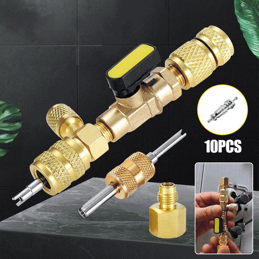 📢📢40% OFF !! ⏰AC Valve Core Removal Tool with SAE 1/4 & 5/16 Port