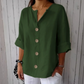 📢📢30% OFF !! ⏰Women's Loose Fashion Button Top – Relaxed Fit, Breathable Fabric & Timeless Design for Everyday Wear ✨