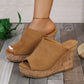📢📢30% OFF !! ⏰Women's Casual Peep-Toe Wedge Sandals