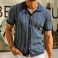 📢📢30% OFF !! ⏰Men's Short Sleeve Herringbone Knit Shirt