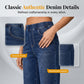 📢📢30% OFF !! ⏰Women's Pull-On Wide-Leg Cropped Denim Jeans