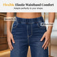 📢📢30% OFF !! ⏰Women's Pull-On Wide-Leg Cropped Denim Jeans
