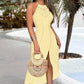 📢📢30% OFF !! ⏰Sleeveless Irregular Halter Dress For Women