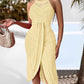 📢📢30% OFF !! ⏰Sleeveless Irregular Halter Dress For Women