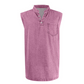 📢📢40% OFF !! ⏰Retro Style Sleeveless T-Shirt with Three Buttons