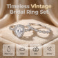 📢📢30% OFF !! ⏰Pear-Shaped Teardrop Engagement Ring Set