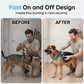 📢📢30% OFF !! ⏰🐶 Easy On-Off Padded Dog Harness – No-Pull, Breathable & Safe ✨
