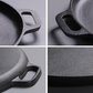 📢📢30% OFF !! ⏰Non-Stick Cast Iron Griddle Pan with Handles