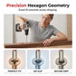 📢📢40% OFF !! ⏰Heavy-Duty Pagoda Hex Bits Set