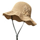 📢📢40% OFF !! ⏰Women's Crochet Bucket Hat with Flower Accent
