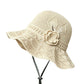 📢📢40% OFF !! ⏰Women's Crochet Bucket Hat with Flower Accent