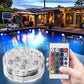 📢📢40% OFF !! ⏰Submersible Waterproof Remote Control LED Lights for Pool