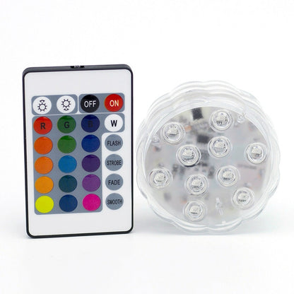 📢📢40% OFF !! ⏰Submersible Waterproof Remote Control LED Lights for Pool