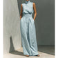 📢📢40% OFF !! ⏰Top & Wide-Leg Pant 2-Piece Set👚👖